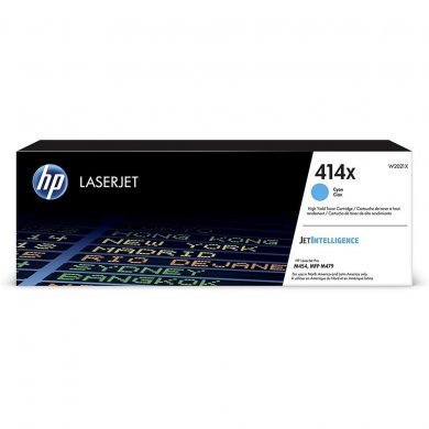 W2021XC HP Toner 414X Ciano para Impressora M454 M479