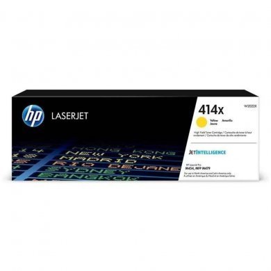 W2022XC HP Toner 414X Amarelo para impressora M454 M479