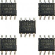5x Memoria Flash 25Q16JWNIQ 16Mbit 1.8V SOIC-8 Winbond kit com 5 unidades