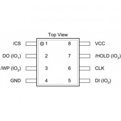 W25Q64FVSIQ CI de Bios 25Q64FVSIQ 3.3V 64Mbit SOIC8 SMD