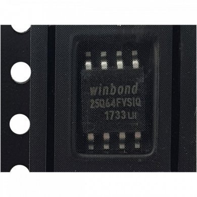 W25Q64FVSIQ CI de Bios 25Q64FVSIQ 3.3V 64Mbit SOIC8 SMD