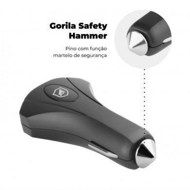 Gorila Shield Carregador Triplo Turbo Tank USB-C