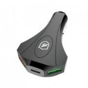 Gorila Shield Carregador Triplo Turbo Tank USB-C Qualcomm 3.30