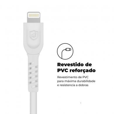 GShield Cabo Dual Shock USB Tipo-C para Lightning