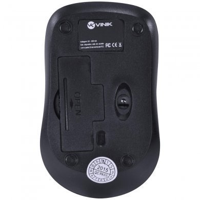 Vinik Mouse Wireless W600 Preto com Cinza
