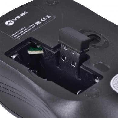 Vinik Mouse Wireless W600 Preto com Cinza