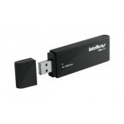Intelbras Adaptador USB Wireless N 300Mbps Intelbras, Maior Alcance e Potência do Sinal Wireless, Acompanha Ba