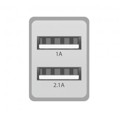 WC124A ELG carregador universal 2 saídas USB de 1A e 2.4A