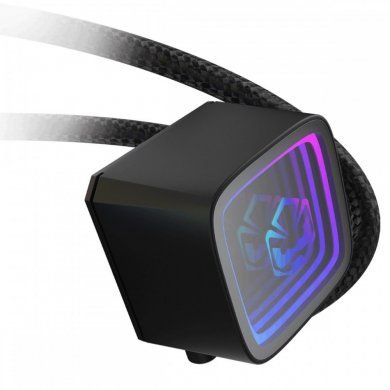 Pcyes water cooler Tundra Black Vulcan ARGB 240mm