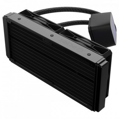 Pcyes water cooler Tundra Black Vulcan ARGB 240mm