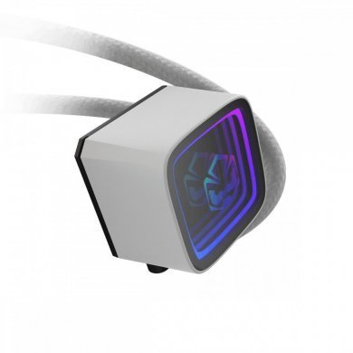 Pcyes water cooler Tundra White Ghost ARGB 120mm