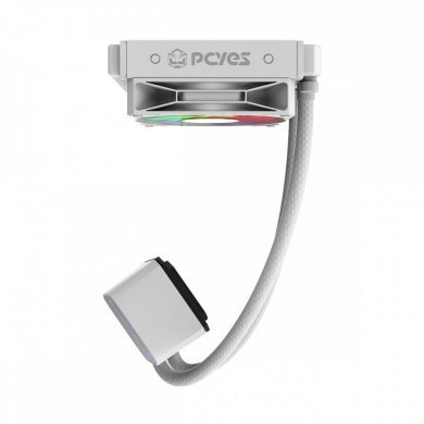 Pcyes water cooler Tundra White Ghost ARGB 120mm