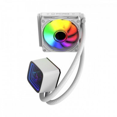 Pcyes water cooler Tundra White Ghost ARGB 120mm