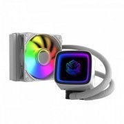 Pcyes water cooler Tundra White Ghost ARGB 120mm TDP 150W, compatível com Intel LGA 20XX/1366/1700/1851/1954/1