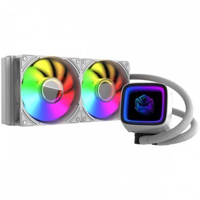 Pcyes water cooler Tundra White Ghost ARGB 240mm