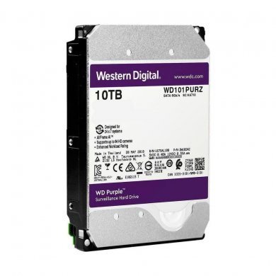 WD101PURZ WD HD 10TB SATA 6Gb 5400rpm 128mb