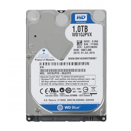 WD10JPVX HD SATAIII 1TB Western Digital 2.5 Pol.