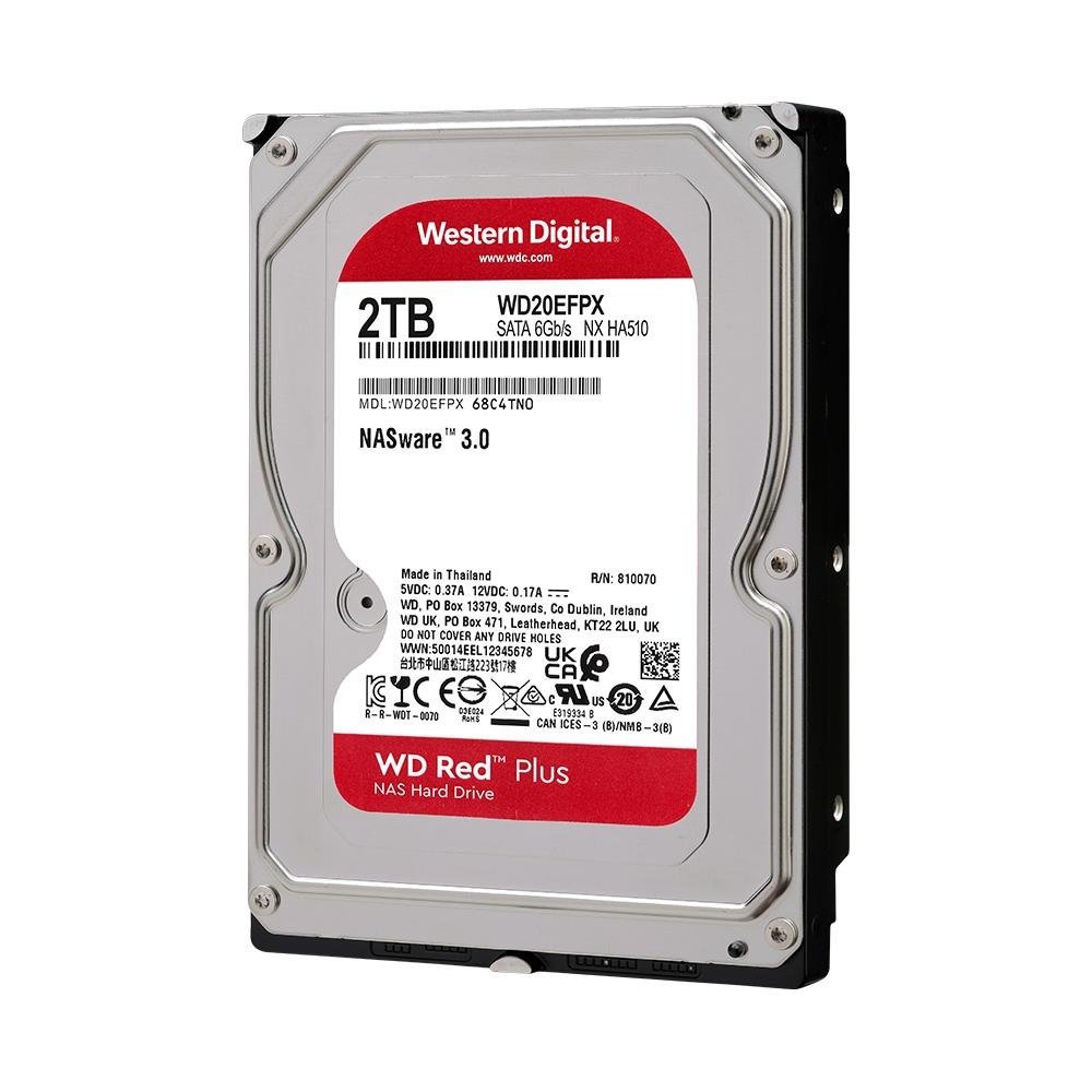 WD20EFPX WD HD 2TB Red Plus NAS 5400RPM 3.5 polegadas