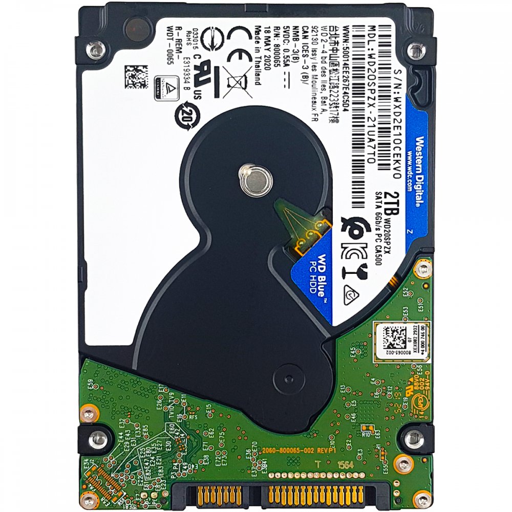 Western Digital WD Blue 6TB HDD ② Disco Rígido Interno Para Pc Western Digital 6tb Wd Blue 内蔵型ハードディスクドライブ