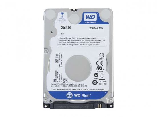 WD2500LPVX HD Western Digital 250GB SATA 6Gb/s Blue