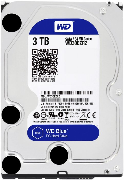 WD-Blue PC HARD DRIVE 3TB WD30EZRZ セット WD30EZRZ Western Digital HD SATAIII 3TB 6Gbps