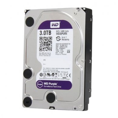 WD30PURX WD HD 3TB 64MB Purple SATA3 6Gb 3.5 Pol