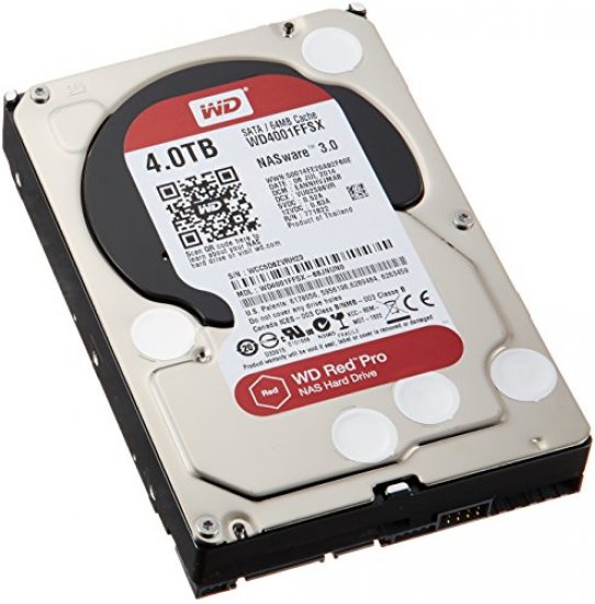 WD4001FFSX WD HD 4TB Red Pro NAS 7.2k 64MB SATA 6Gbs