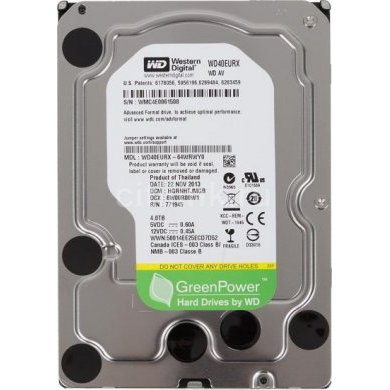WD40EURX HD Western Digital 4TB SATA 6Gb/s AV-GP
