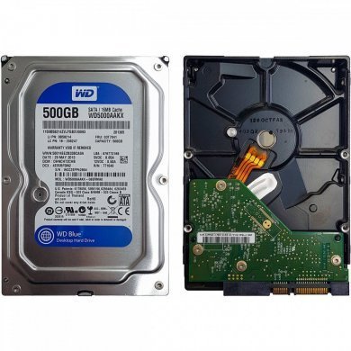 WD HD 500GB SATA3 3.5Pol 6Gbs 7.2K 16MB