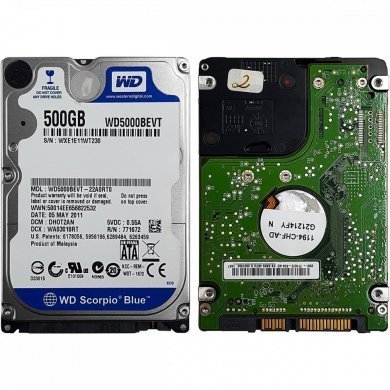 WD5000BEVT WD HD 2.5 SATA 2 500GB 5400RPM 8MB