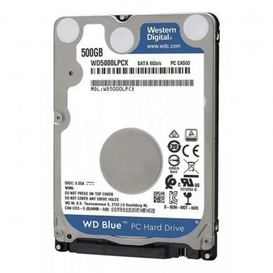 HD WD 500GB SATA3 2.5in 5.4K RPM 128MB cache