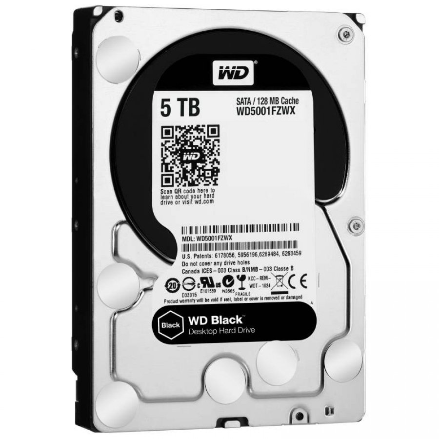 WD5001FZWX WD HD Black 5TB SATA 6Gbs 3.5 Pol. 7.2K