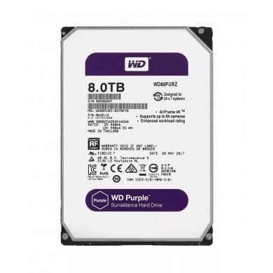 WD80PURZ Western Digital Purple HD 8TB SATA3 6Gbs