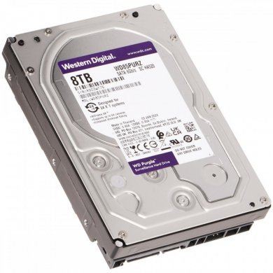 WD85PURZ WD HD 8TB Purple SATA 3 5640RPM 256MB Cache