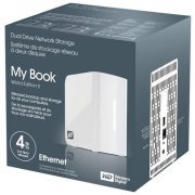 Unidade NAS HD Externo Western Digital My Book World Edition II 4TB (2x 2TB) Ethernet Gigabit, RAID 0, 1, Whit