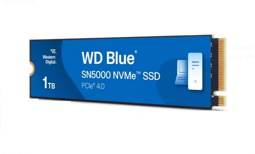 内蔵型SSD WD Blue SN5000 WDS100T4B0E (M.2 2280 1TB WDS100T4B0E WD Blue SN5000 1TB, M.2 2280 Azul