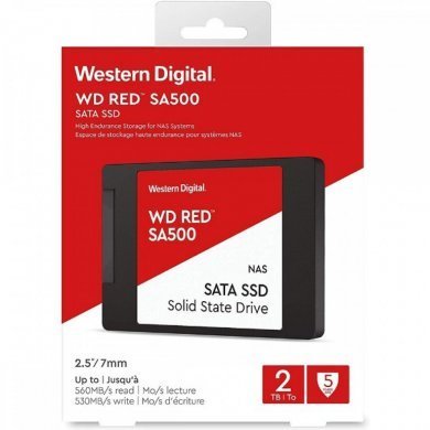 WDS200T1R0A WD SSD 2TB Red SA500 NAS SATA 2.5Pol