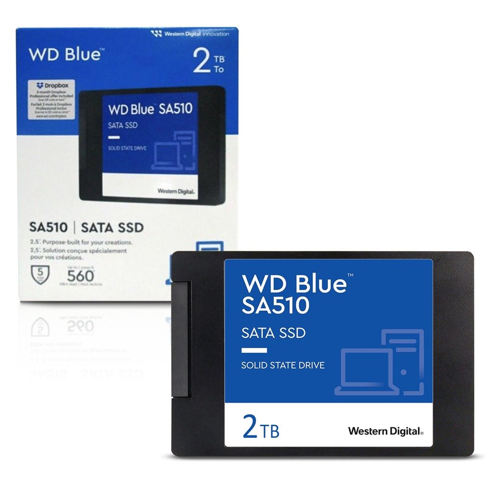 WDS200T3B0A WD SSD 2TB Blue SATA III 6Gbps 2.5 polegadas