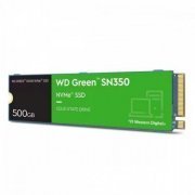 WD SSD 500GB M.2 NVMe Green SN350 Leitura 2400MB/s e Gravação 1500MB/s