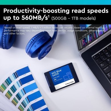 WDS500G3B0A WD SSD Blue 500GB SA510 SATA3 6GBs 2.5 pol.