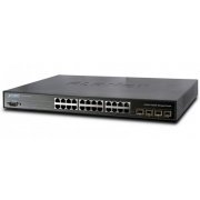 Switch Planet 24x Gigabit RJ45 4x SFP mini-GBIC, Camada 2 e 4