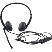 Headset com fio Dell WH125 USB com cabo de 2.1 metros controle de mudo e volume, supra-auricular