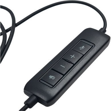 WH125 Headset com fio Dell WH125 USB com cabo de 2.1 metros