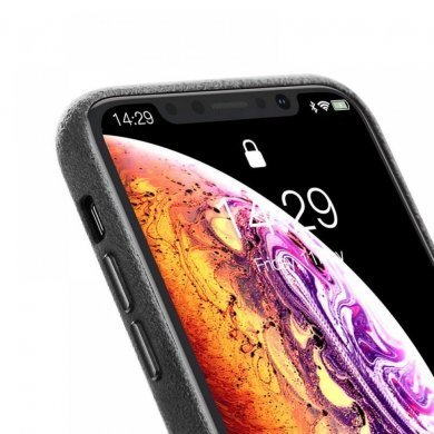 WIAPIPH58-YP01 Baseus capa protetora Super Fiber iPhone XS preto