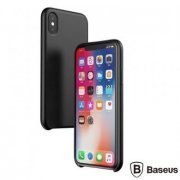 Baseus capa protetora LSR Original iPhone XS Max em silicone na cor preto