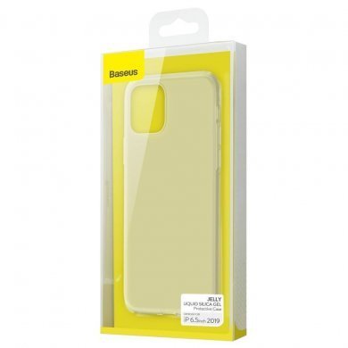WIAPIPH65S-GD01 Baseus capa silicone Jelly para iPhone 11 6.5in