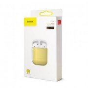 Baseus case capa de silicone para Airpods amarelo