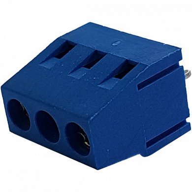WJ128-2P5 Borne KF128 KRE 2 vias plástico azul 14mm (Kit 20x)