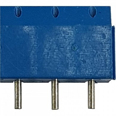 WJ301-03P Borne KRE 3 vias plástico azul 10mm (Kit 10x und)
