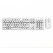 Dell Teclado e Mouse Sem Fio Branco Design Confortáve